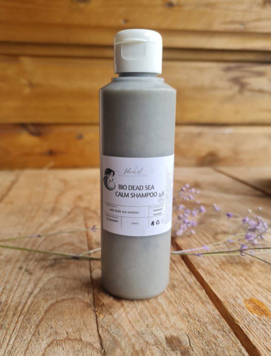 Handgemaakte biologische Dode zee modder - Perilla olie - gevoelig haar - schilfers - jeukend hoofdhuid 250ml