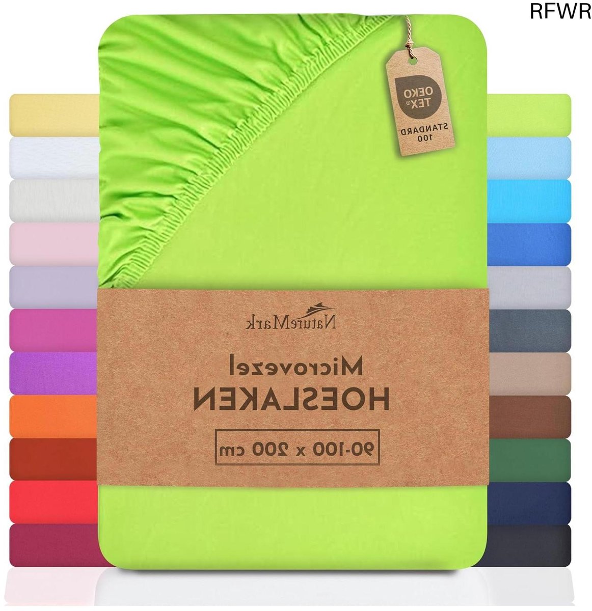 RFWR Microvezel hoeslaken in diverse maten en kleuren voor optimale slaapcomfort zie foto
