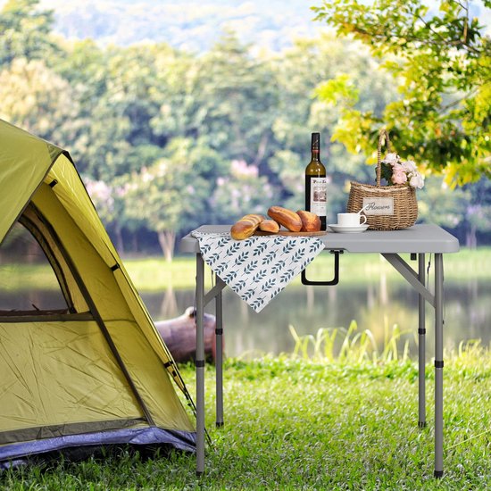 Ibenzoa® Klaptafel voor binnen en buiten, draagbare eettafel, ideaal voor camping en feesten — afbeelding 5