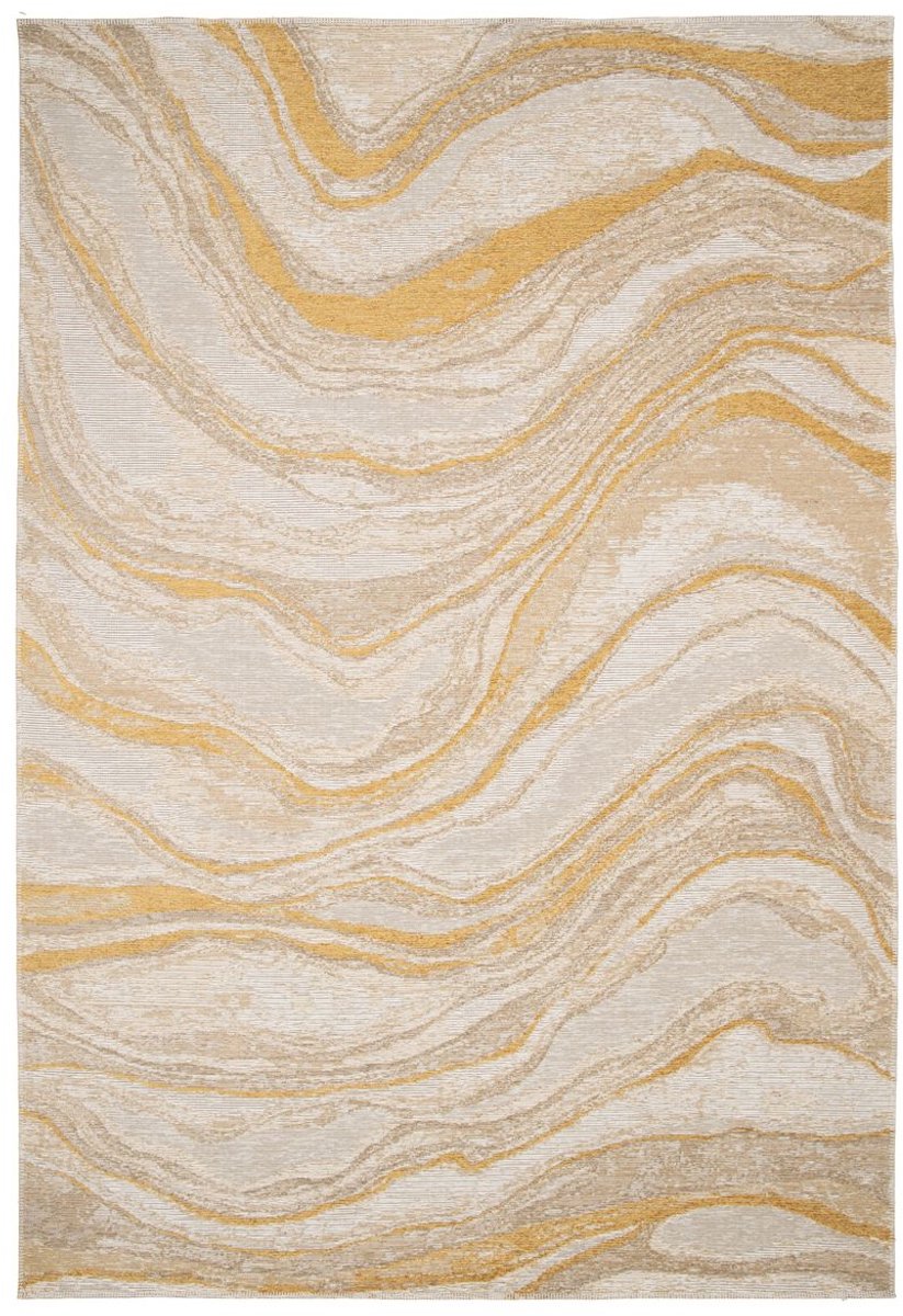 Vloerkleed marmer - Velura ambergeel 160x230 cm
