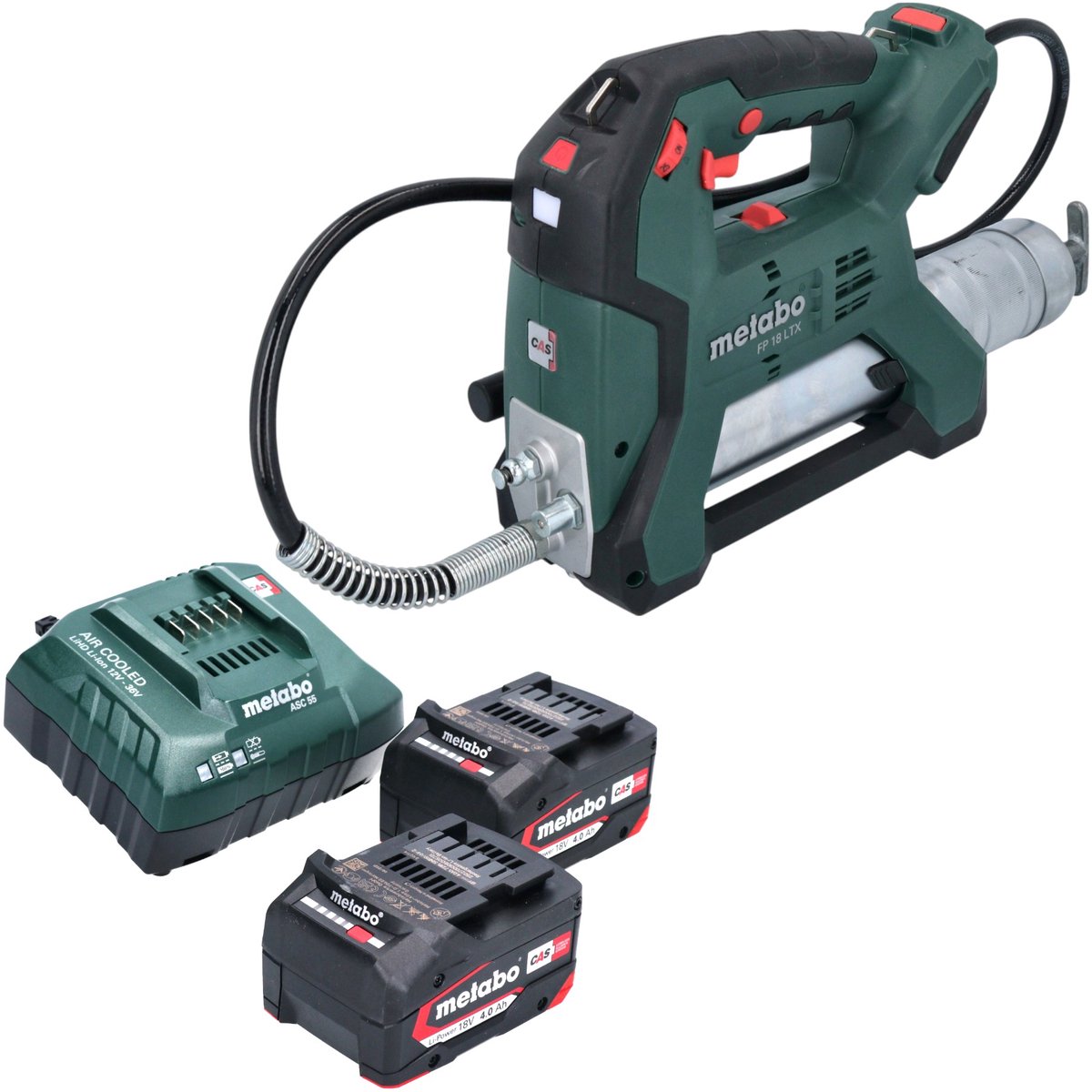 Metabo FP 18 LTX accu vetspuit 18 V 690 bar + 2x accu 4.0 Ah + lader