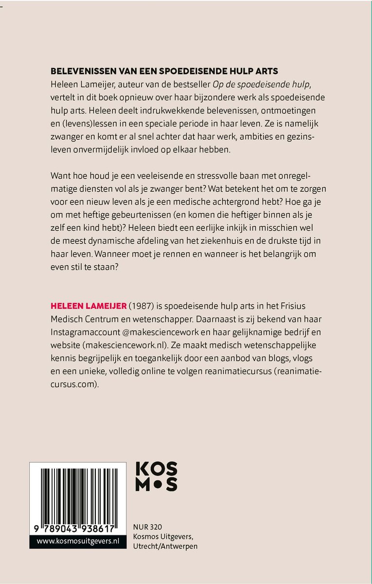 Hollen of stilstaan - back cover