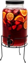 Distributeur de boissons Cookinglife avec robinet et support - 5,5 litres