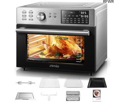 RFWR® Multifunctionele Heteluchtoven 30L met 21 Programma's – Perfecte Air Fryer voor Gezinnen