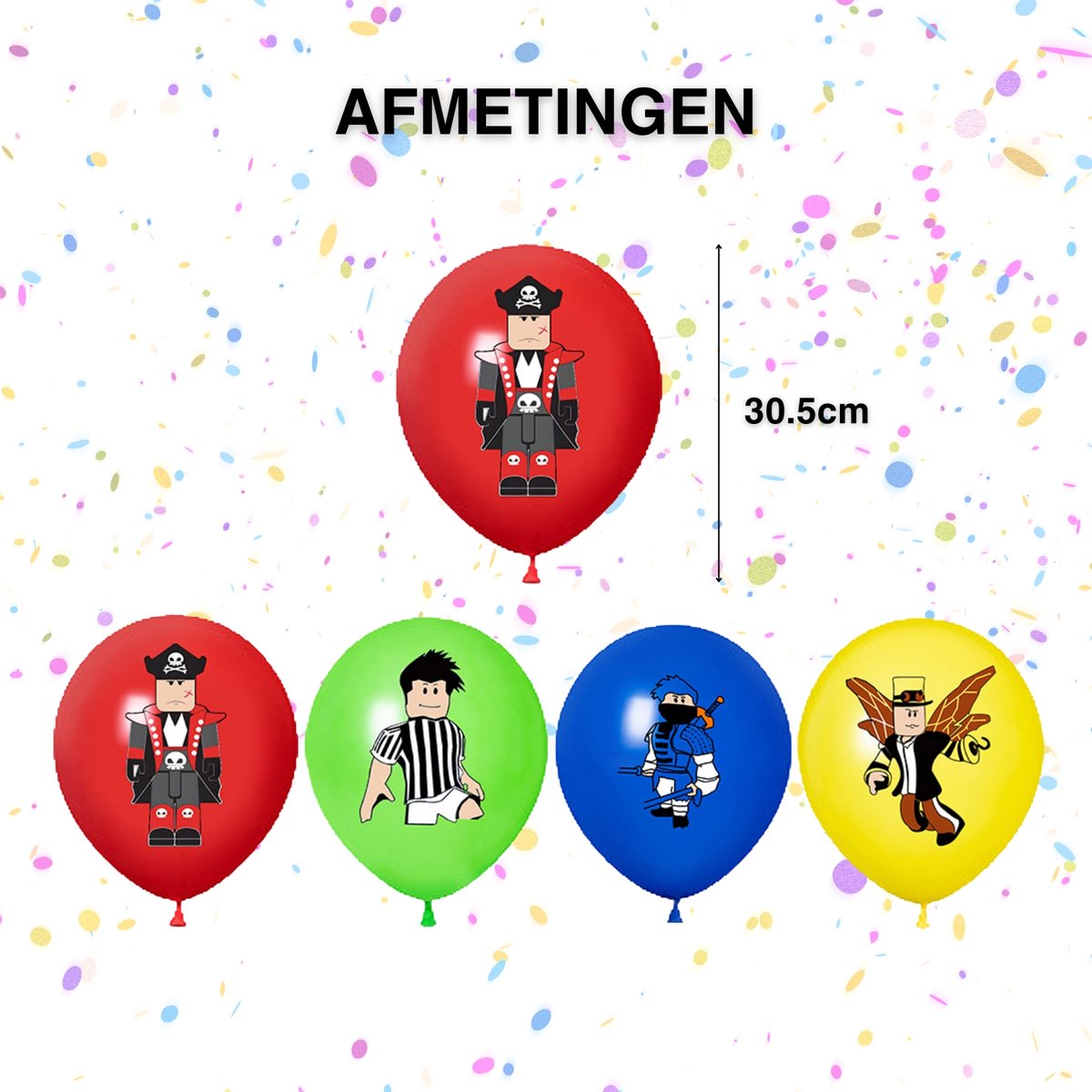 Roblx Luftballon, 9 Stück Roblx Ballon, WlsqDE Cartoon Roblx Luftballon, 9 Stück Roblx Ballon, WlsqDE Cartoon
