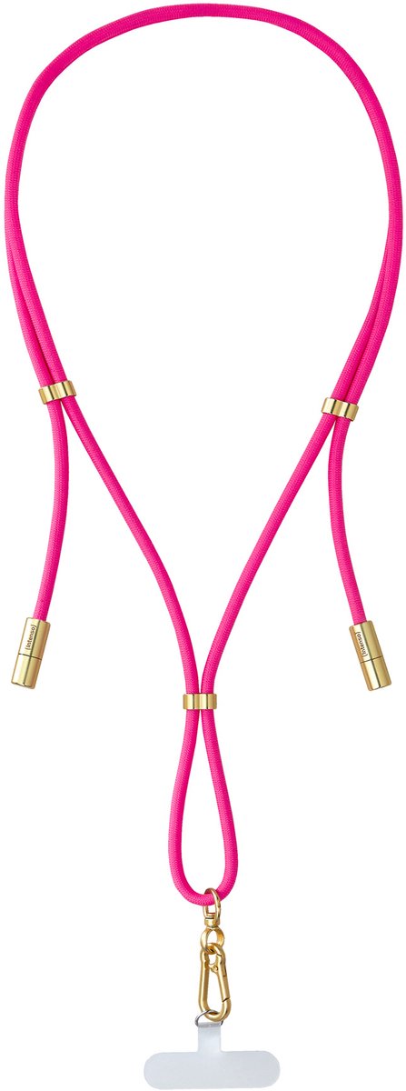 (Intenso) Telefoonkoord met USB-C naar USB-C oplaadkabel - 60W - 1,65m - neonroze