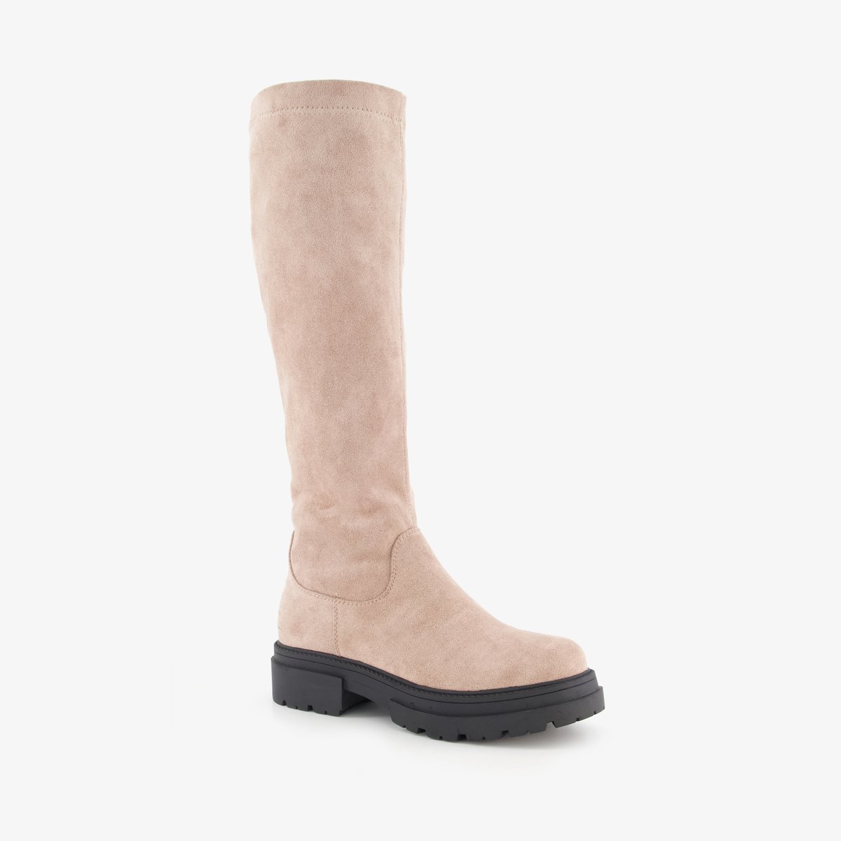 Blue Box hoge dames boots beige - Maat 41