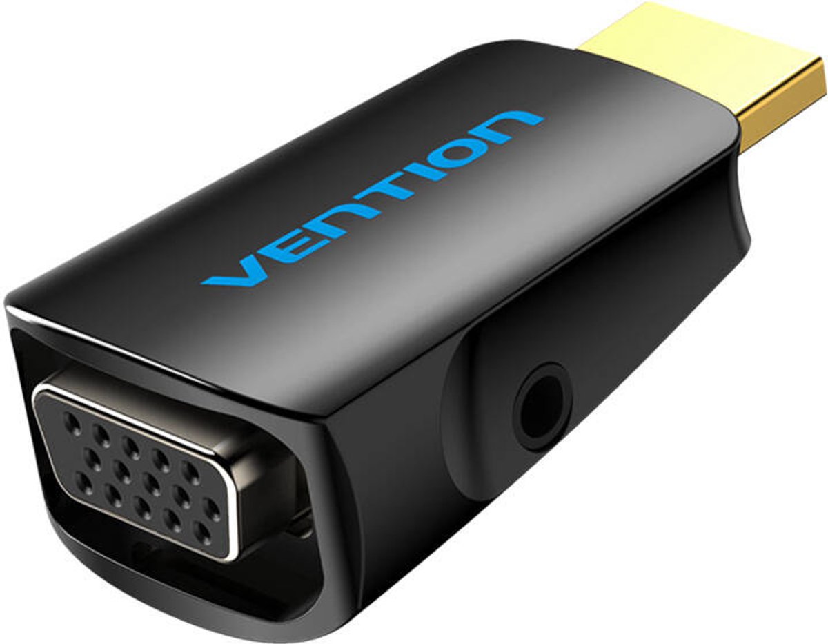 Vention Hdmi Naar Vga-Adapter Met 3,5 Mm Audio-Poort Voor Monitor Van Projector