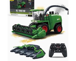 Harvester speelgoedauto - Uitgerust met 2,4 GHz afstandsbediening - Geluids-, licht- en rookregeling - Schakelbare modi - Grote oplaadbare batterij - Een ideaal cadeau voor kinderen