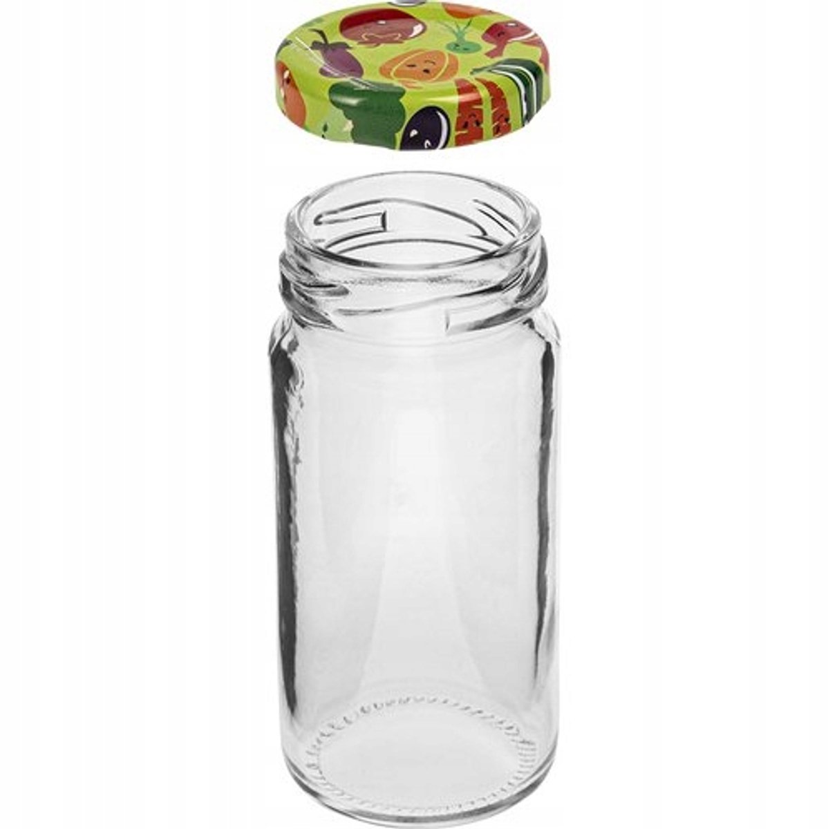 Glazen pot met dop TO fi43 90ml - 6 stuks