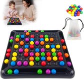 Allecto Plus - Schaakbord met kleurrijke ballen voor kinderen - Ouder-kind spel - Ontwikkeling van kinderhersenen - Puzzelspellen voor het hele gezin