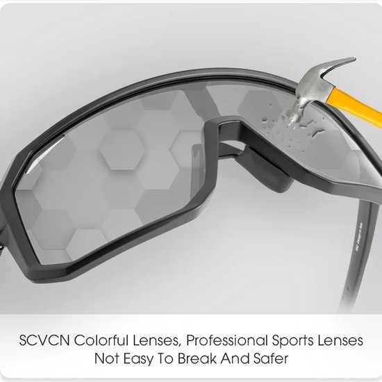 SCVCN® S62-PH-01 | Fotochromisch fietsbril voor w…