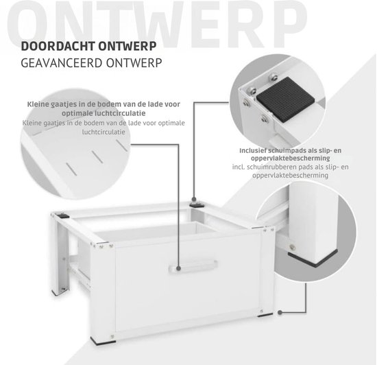 Wasmachine Verhoger Met Lade Kopen