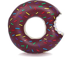 Opblaasbare zwemband, drijvende ring, donut, opblaasbare ring, luchtmatras, banden, zwemband, voor volwassenen en kinderen (zwart)
