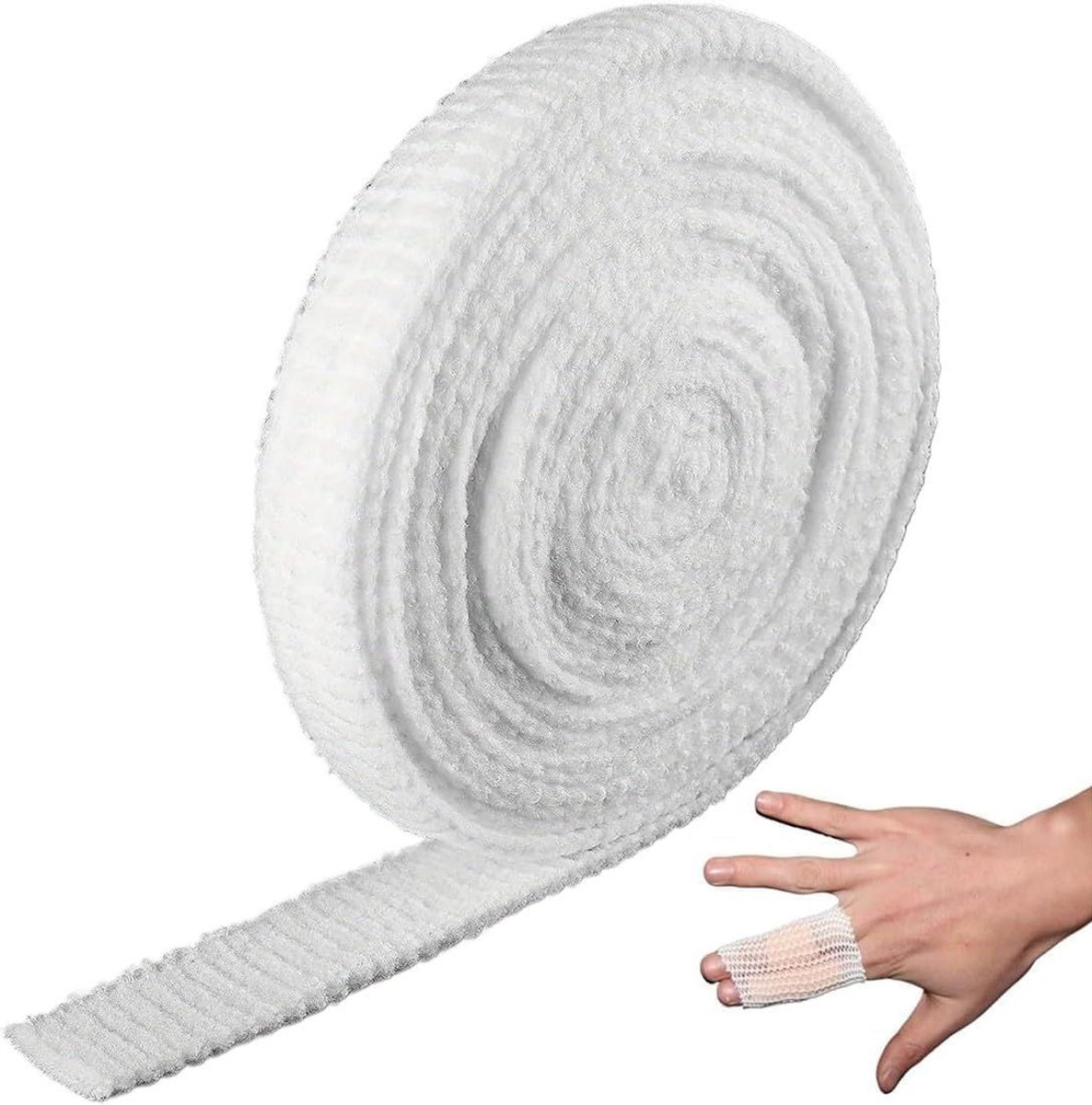 Allecto Plus - Flexibele netbandage voor wondverband - elastisch en breedte 25 cm - comfortabel en verstelbaar