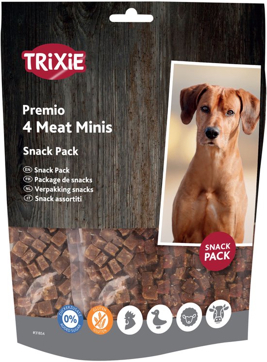 Trixie Premio 4 Superfoods - Hondensnacks - Kip Eend Rund 4 × 100 g