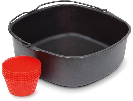 Philips Ovenschaal & Bakblik Airfryer Accessoire - HD9925/01 - Geschikt voor Philips - Bakaccessoire met 5 muffinvormen