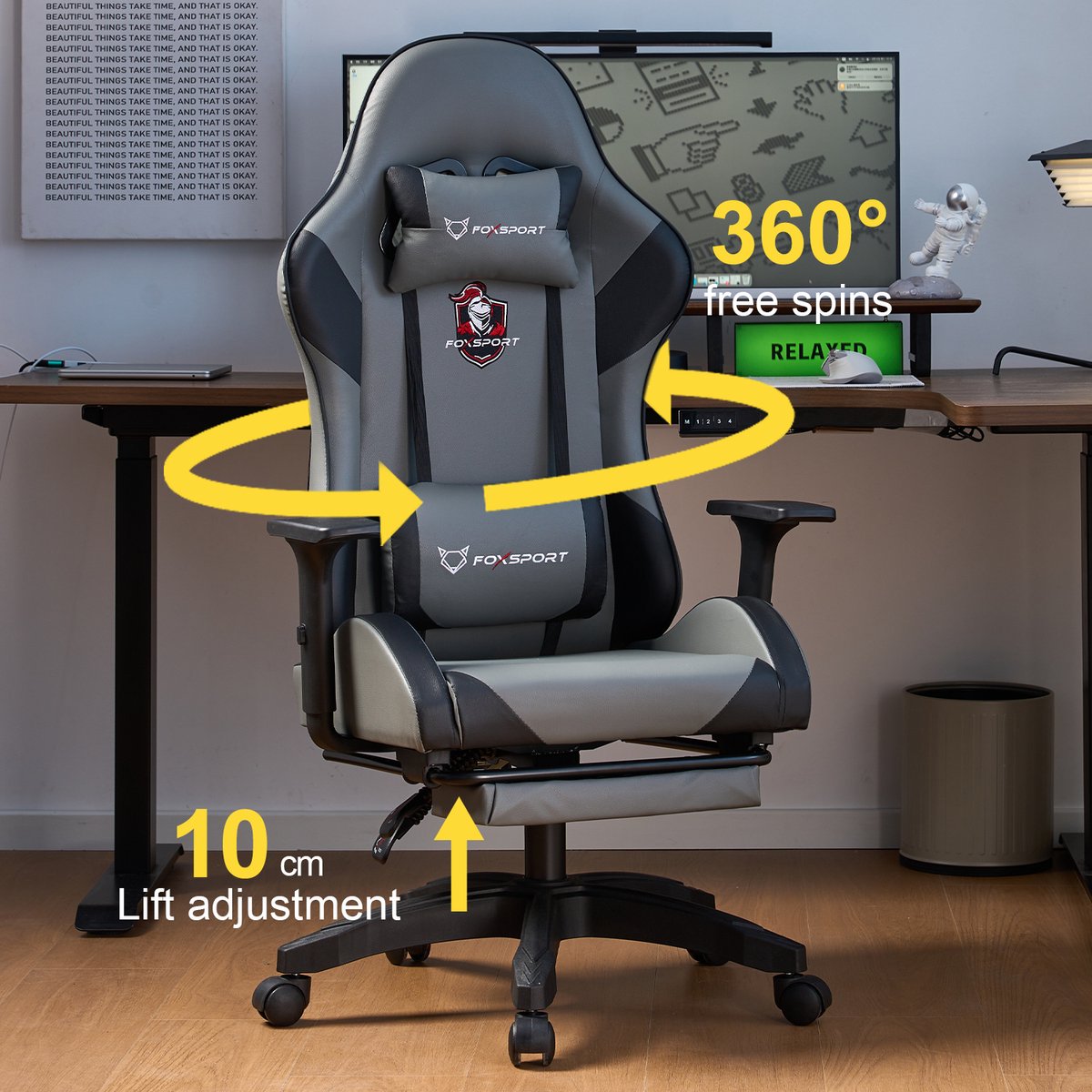 OFMOTRA Gamestoel - Ergonomisch - Gaming Stoel - Bureaustoel - afbeelding 3