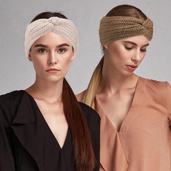 Hoofdband winter - 2 stuks voor dames en meisjes