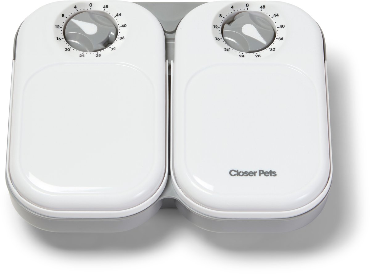 Closer Pets C200 Automatische Voerbak 800g Wit - Closer - €47,00