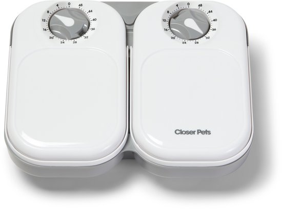 Closer Pets C200 Automatische Voerbak 800g Wit - Closer - €47,00
