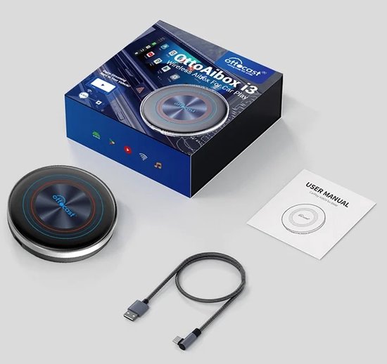 Ottocast OTTOAIBOX i3 PCS46-BM Draadloze CarPlay AI Box voor BMW