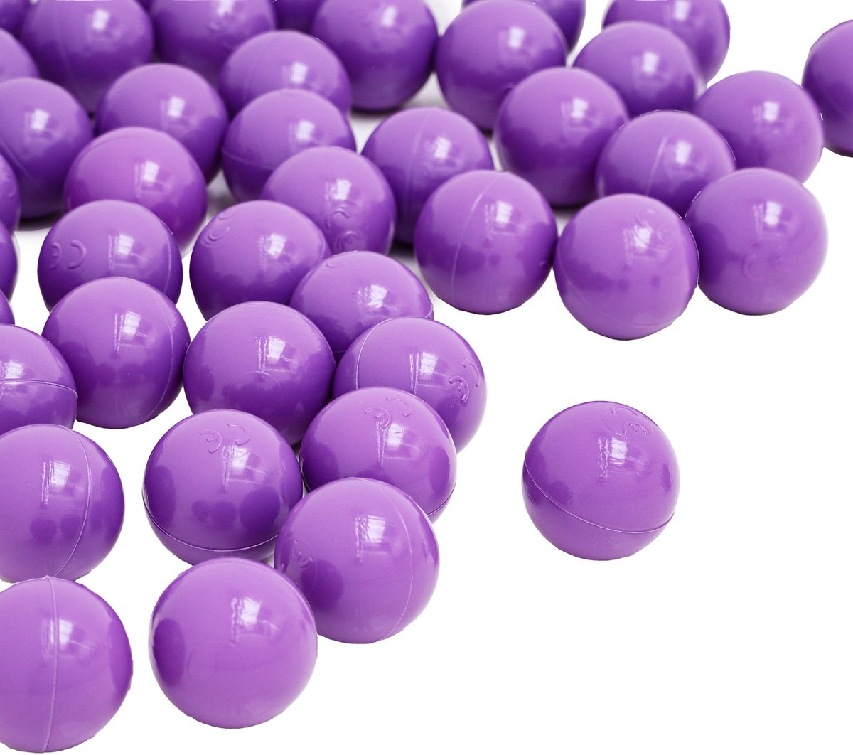 Vanaf dag Één: 50 Ballen voor Ballenbak - 5,5cm Plastic Baby Speelballen Kinder Speelgoed Ballen
