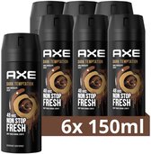 AXE Deodorant Bodyspray - Dark Temptation - 6 x 150 ml - Voordeelverpakking