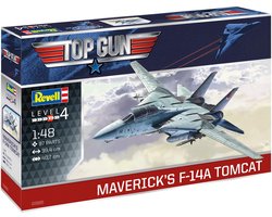 Revell Modelbouwpakket Militaire voertuigen - 03865 Maverick#039 F-14A Tomcat Top Gun Plastic - 1:48 - Modelbouw