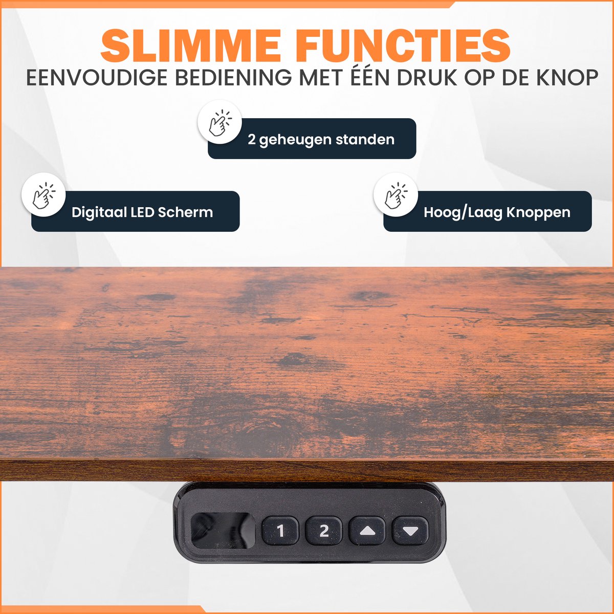 LG Zit-Sta Bureau Elektrisch 140x60 thumbnail 4