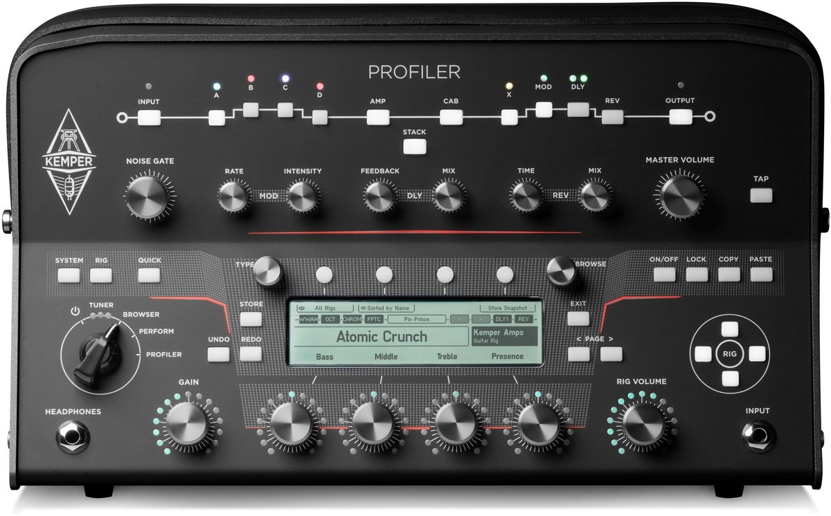 Kemper Profiler PowerHead MK 2 - Modelingversterker top voor gitaren