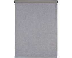 Storesdeco - Opaco Rolgordijnen Blackout Premium met aluminium afwerkingen Grijs 160x250 cm