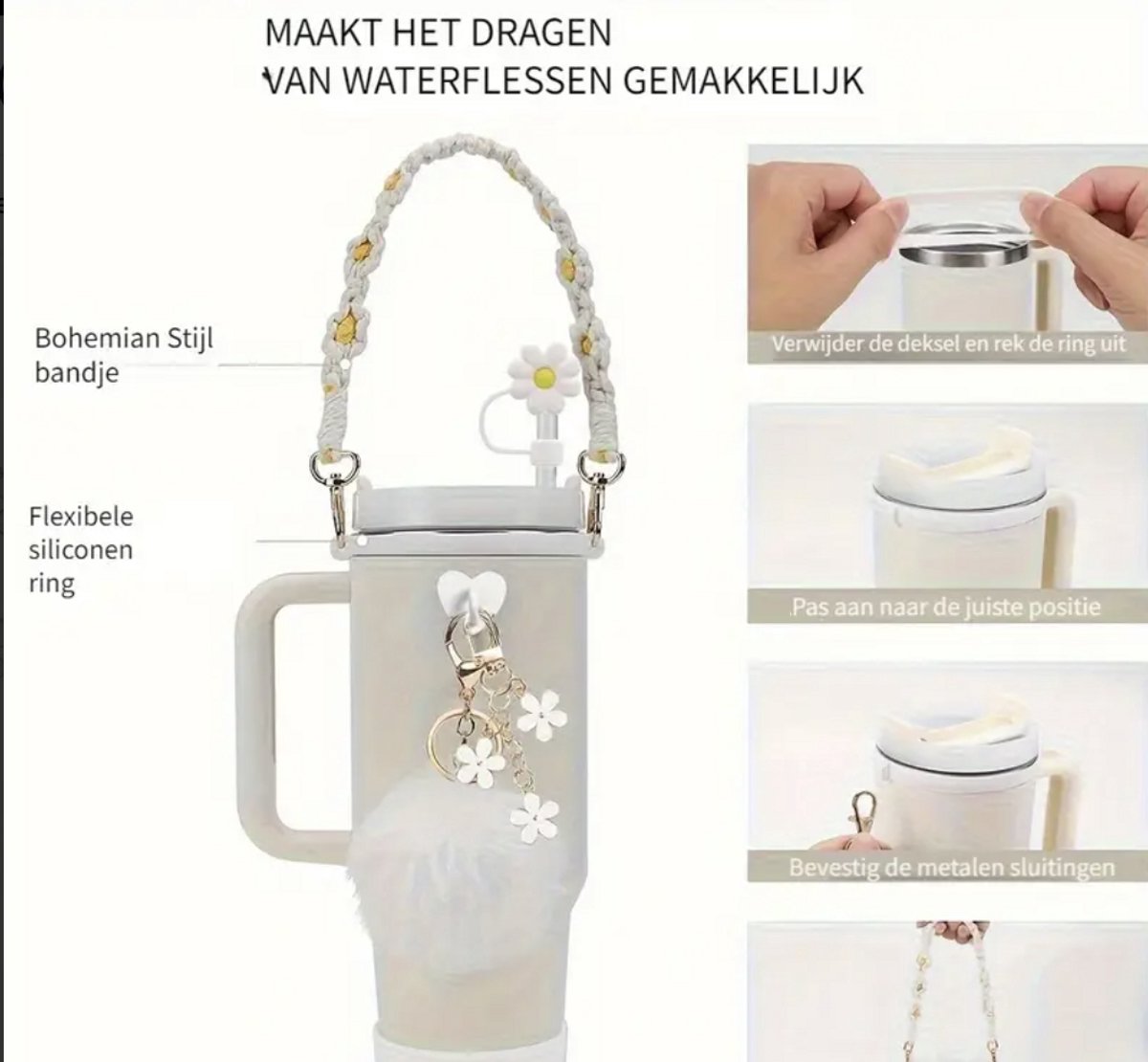 Stanley 9-delige set bekeraccessoires, 50,8 - 101,6 ml, accessoires