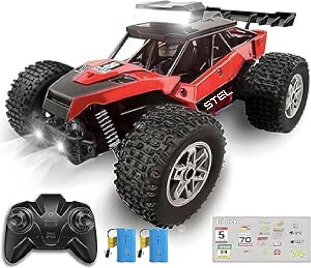 Thuys – Rc Drift Car – Rc Car – Afstandbestuurbare Auto – 19 x 16 x 8cm – Rood