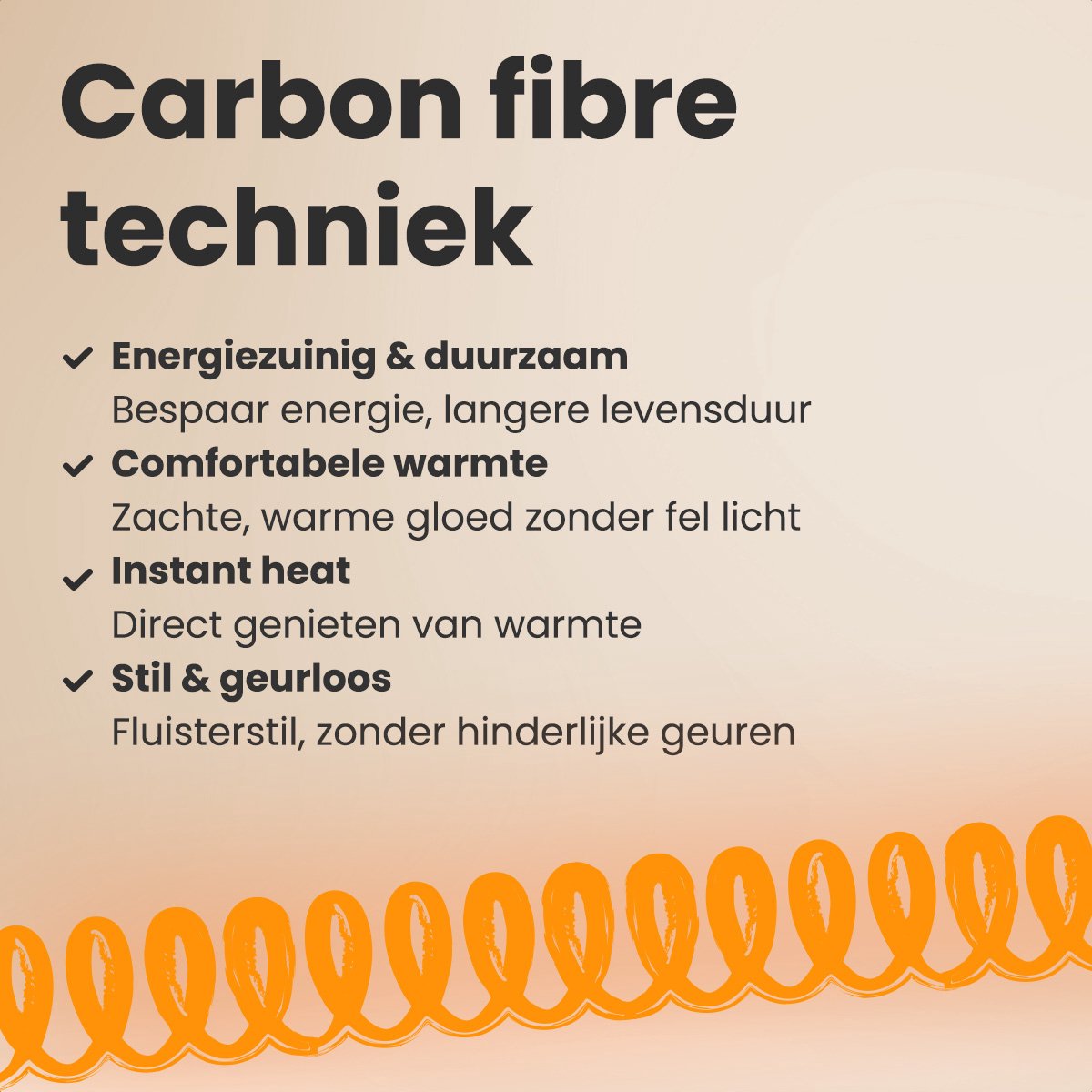 Auronic Terrasverwarmer - Infrarood Verwarming - Touch Display - 10m2 - IP65 - Elektrische Heater - 2000W - Afstandsbediening - 9 Standen - Zwart – foto 6