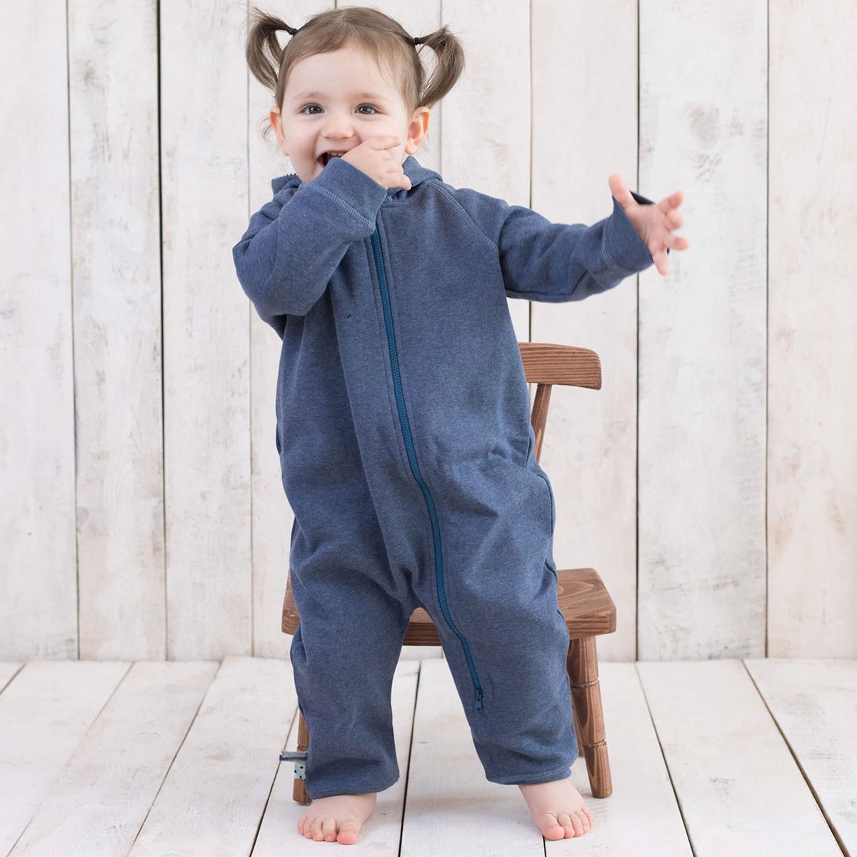 Baby-jumpsuit OrganicEra Biologische baby-jumpsuit met ritssluiting