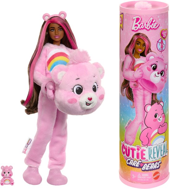 Barbie Troetelbeertjes Cutie Reveal Pop Assortiment, Modepop, Vrouw, 3 jaar, Jongen/meisje, 303 mm, 280 g van Barbie — afbeelding 5
