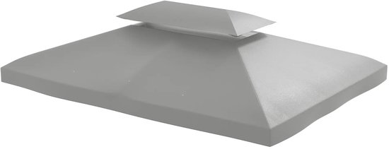 Reservedak Paviljoen 3x4m Ersatzdach Für Pavillon Paris 3x4m Pavillondach Taupe - QUICK STAR Polyester Dak Met Ventilatie