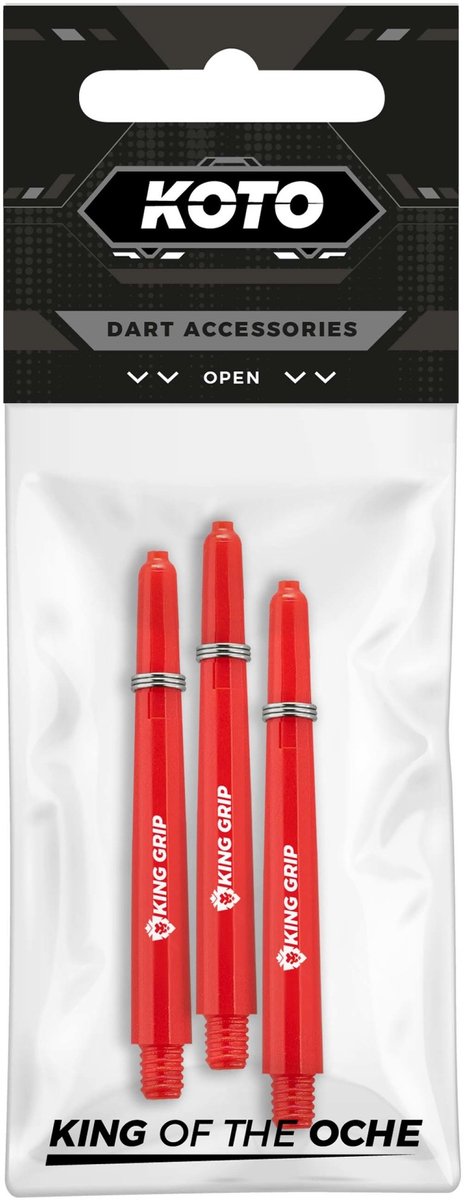 KOTO King Grip Red - Dart Shafts Short