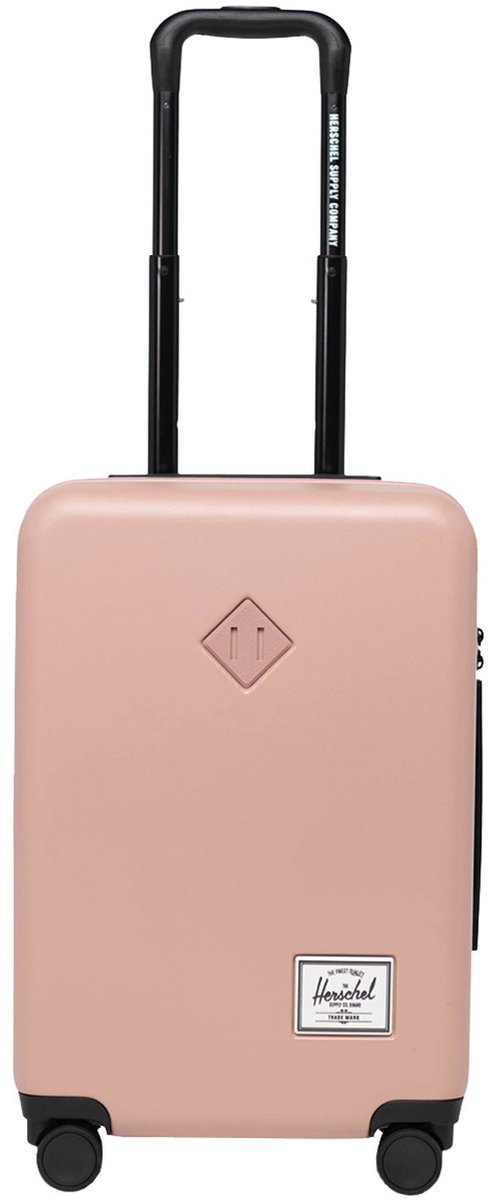 Herschel trolley Heritage Hardshell Carry On Trolley Ash Rose oud roze 54cm