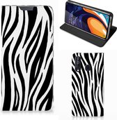 Geschikt voor Samsung Galaxy A60 Hoesje maken Zebra