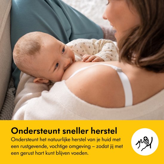 Une mère allaite son bébé. Texte à l'écran : Favorise une guérison plus rapide.