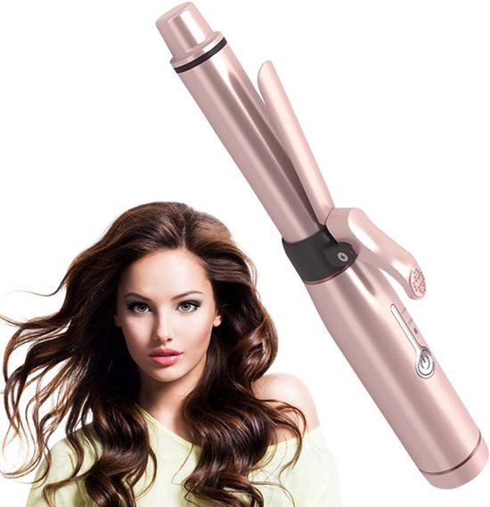 Krultang 19 mm, USB-oplaadbare keramische krultang met 2 - Krultang - €23,00