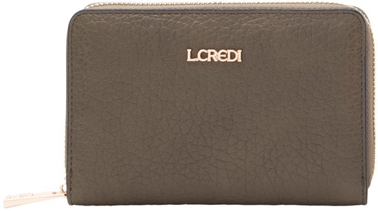 L.CREDI Pinella Portefeuille 15,5 cm - Femme - Horizontal - forêt