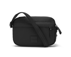Pacsafe GO Crossbody - 2.5 L - Schoudertas - RFID-blokkerend - Anti-diefstal Tas - Waterafstotend - Geschikt voor 7-inch tablet - Beveiligde Tas - Festival Tas - Reistas - Turn & Lock Security Hooks - Gerecycled Polyester - Rood