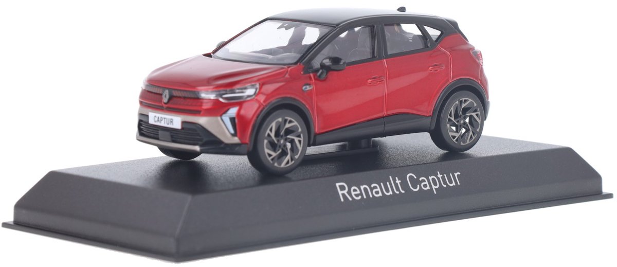 Renault Captur Esprit Alpine 2024 Flame Rood Zwart Model 1/43 Norev 517766