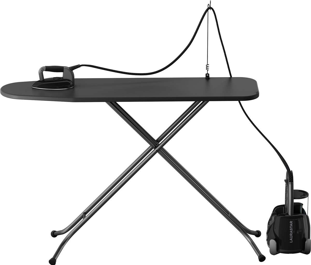Laurastar Lift Plus Ultimate Black Stoomstrijkijzer, 3-in-1 Strijkstation, dat je kleding ontvouwt, Strijkt en reinigt, Hygiënische Stoom, Afneembare watertank, Groenicaal Strijken, Auto oprolling — afbeelding 6