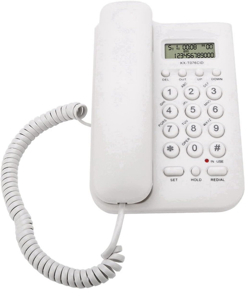 DailySupplies® Huistelefoon - Senioren Telefoon Vaste Lijn - GSM - Wit