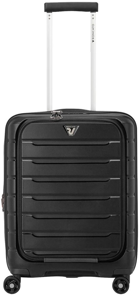 Roncato B-Flying Cabin Trolley 55 with Front Pocket nero