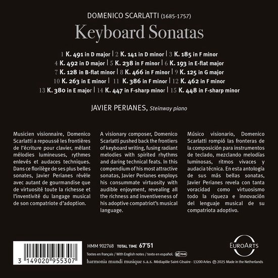Javier Perianes - Scarlatti (CD)